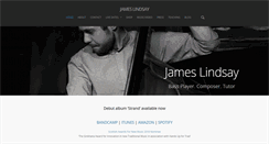 Desktop Screenshot of jameslindsaymusic.com